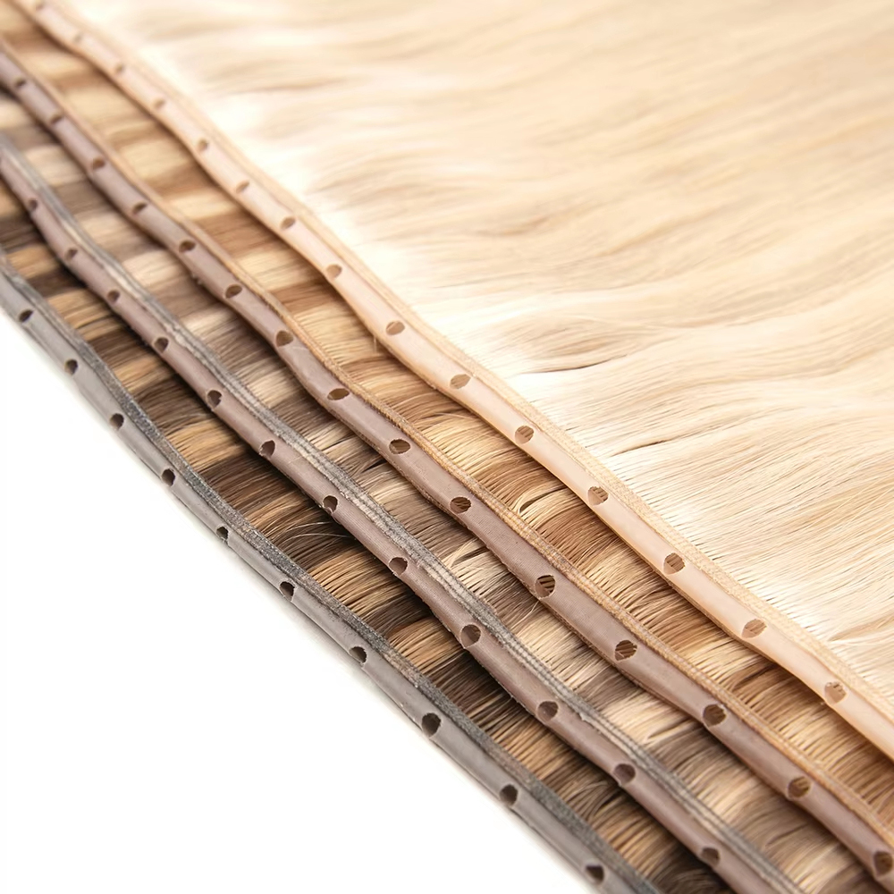 Human Hair Hole Weft